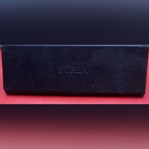 Furla Women’s Sunglass Case Black Magnetic 6”